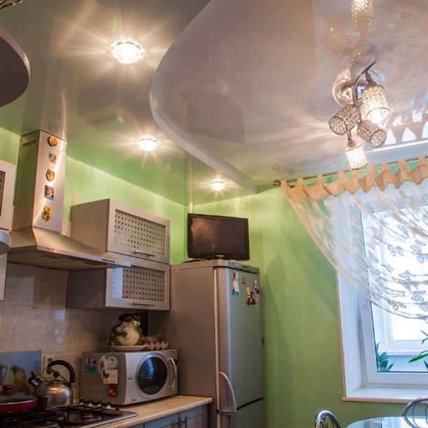 Потолок на кухне в хрущевке